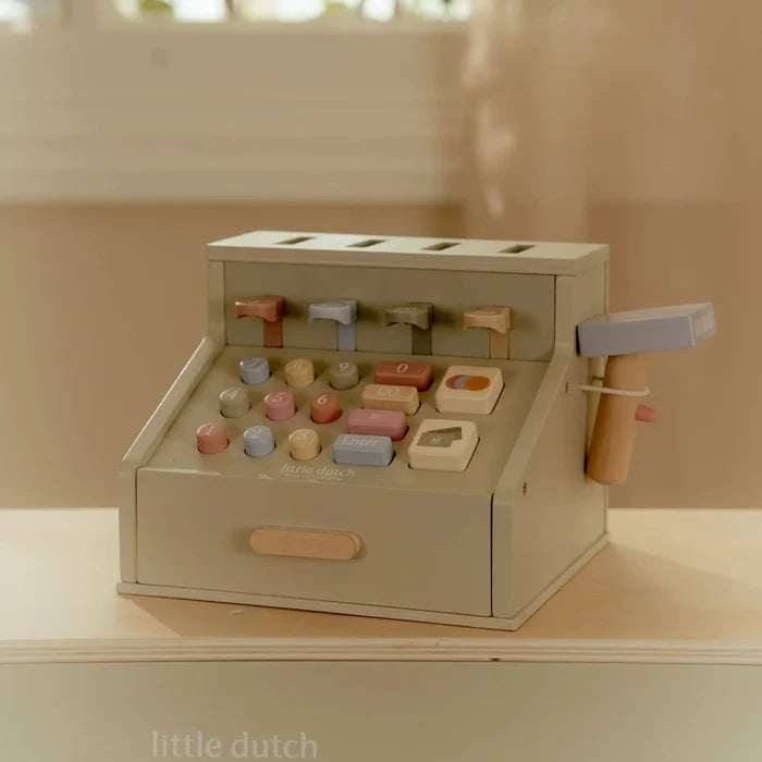 Little Dutch Wooden Cash Register (DAMAGED PACKAGING)