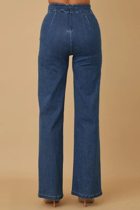 Luxe Line Sculpting Jeans- Blue