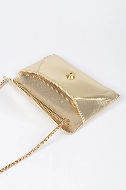 Luxe Metallic  Envelope Clutch