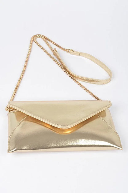 Luxe Metallic  Envelope Clutch