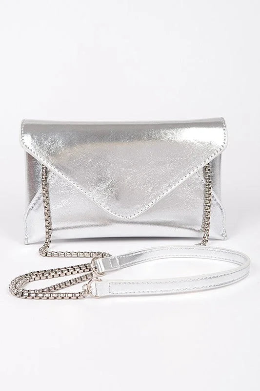 Luxe Metallic  Envelope Clutch