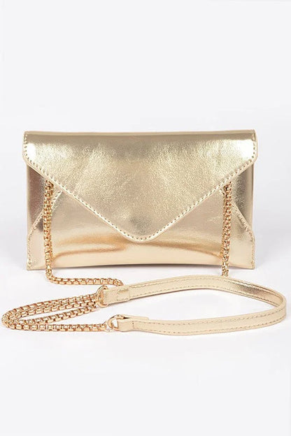 Luxe Metallic  Envelope Clutch