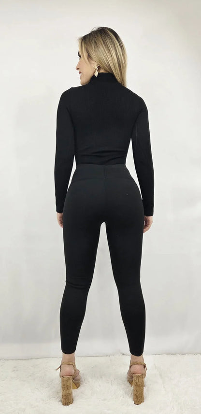 Luxe Warmth High-Waisted Tights
(Black)