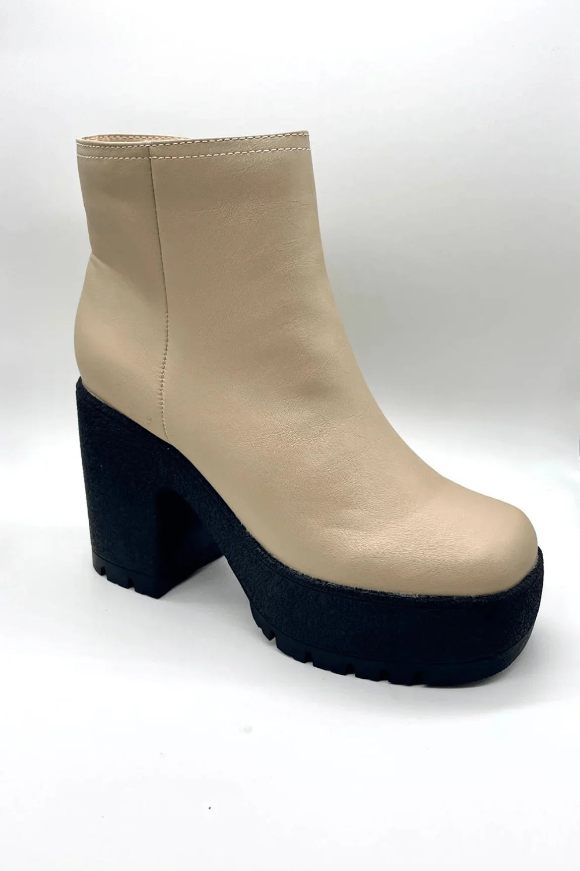 Mia SPEEDY platform bootie (Nude)
