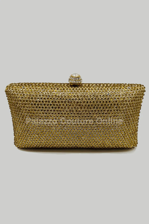 Monaco Cluth Rhinestone (Gold)