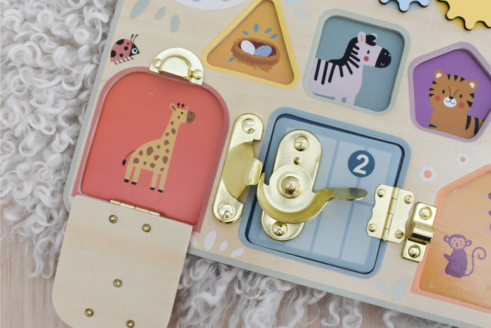 My Forest Friends Wooden Busy Board (DAMAGED PACKAGING)
