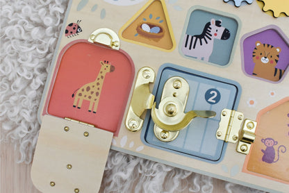 My Forest Friends Wooden Busy Board (DAMAGED PACKAGING)