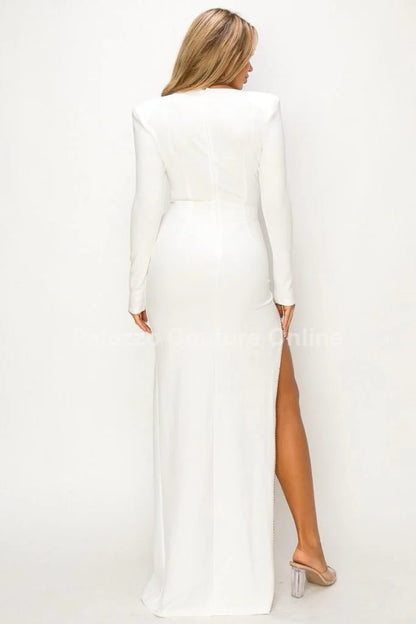 My Own Style of Loving Maxi Dress (With White Bodysuit)