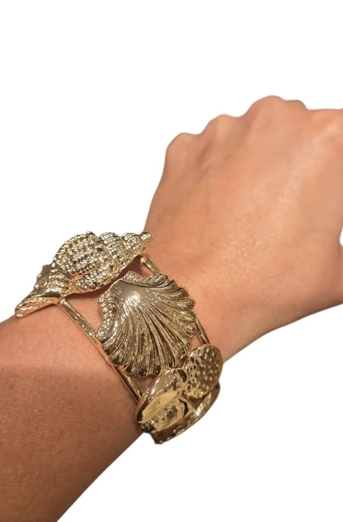 Ocean Tresure Cuff - Gold