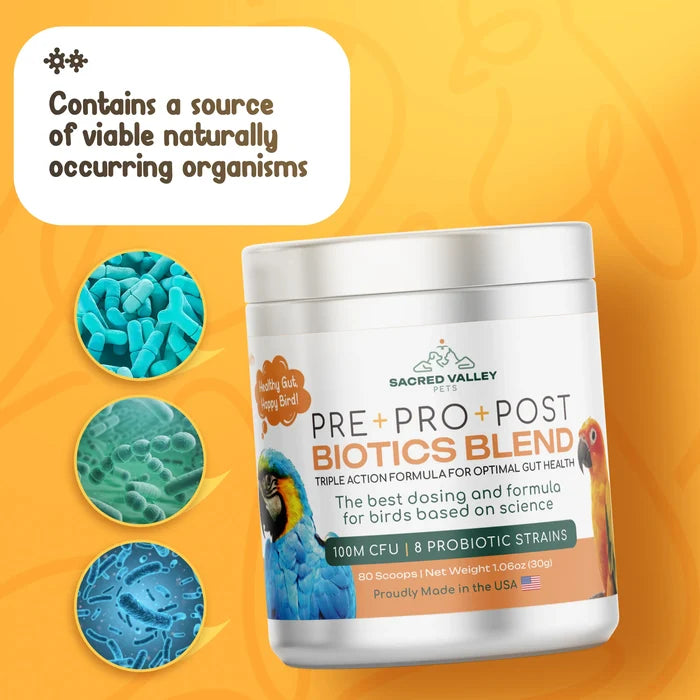 Organic Prebiotic, Probiotic, and Post Biotic Blend, 1.06 oz