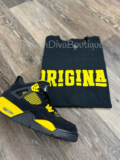 ORIGINAL Signature Graphic Tee (Black Shirt/Yellow Print)