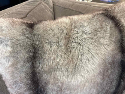 Pair of Faux Fur Accent Pillows