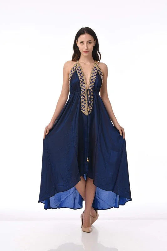 Private Oasis Maxi Dress - Navy