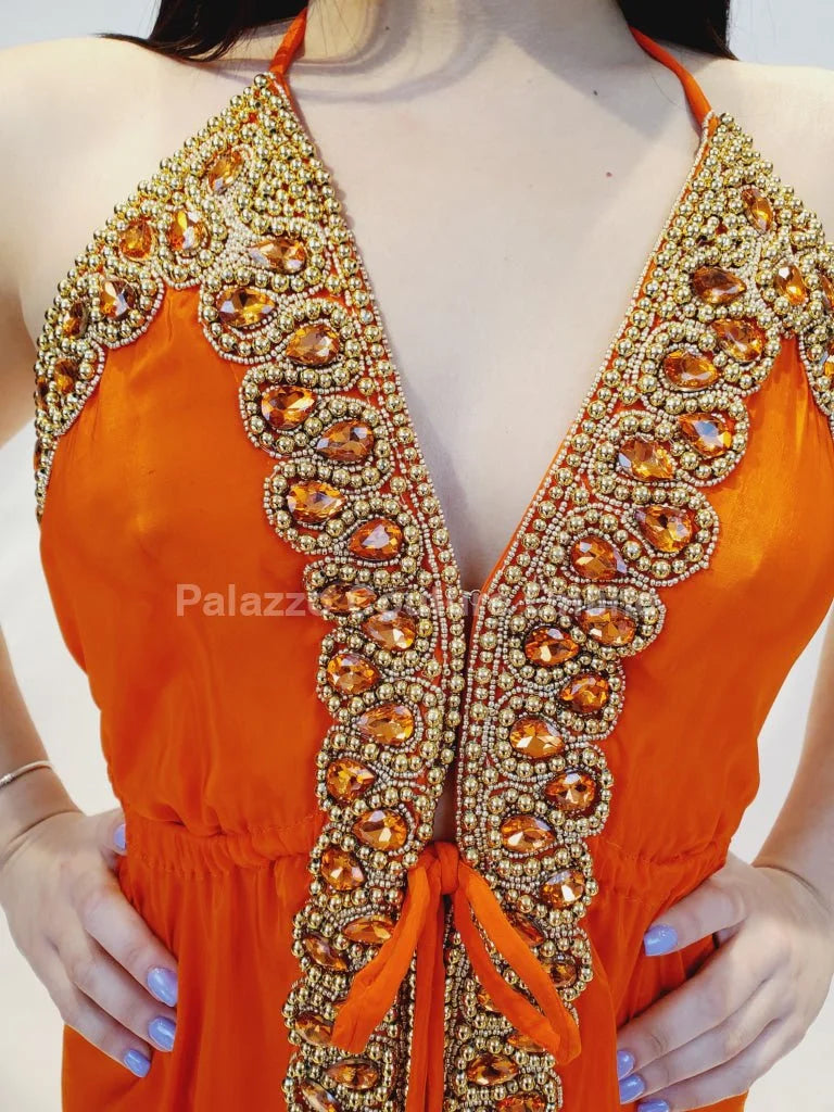 Private Oasis Maxi Dress (Orange)