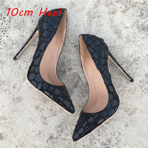 Black Autumn High Heeled Pumps - Sansa Costa