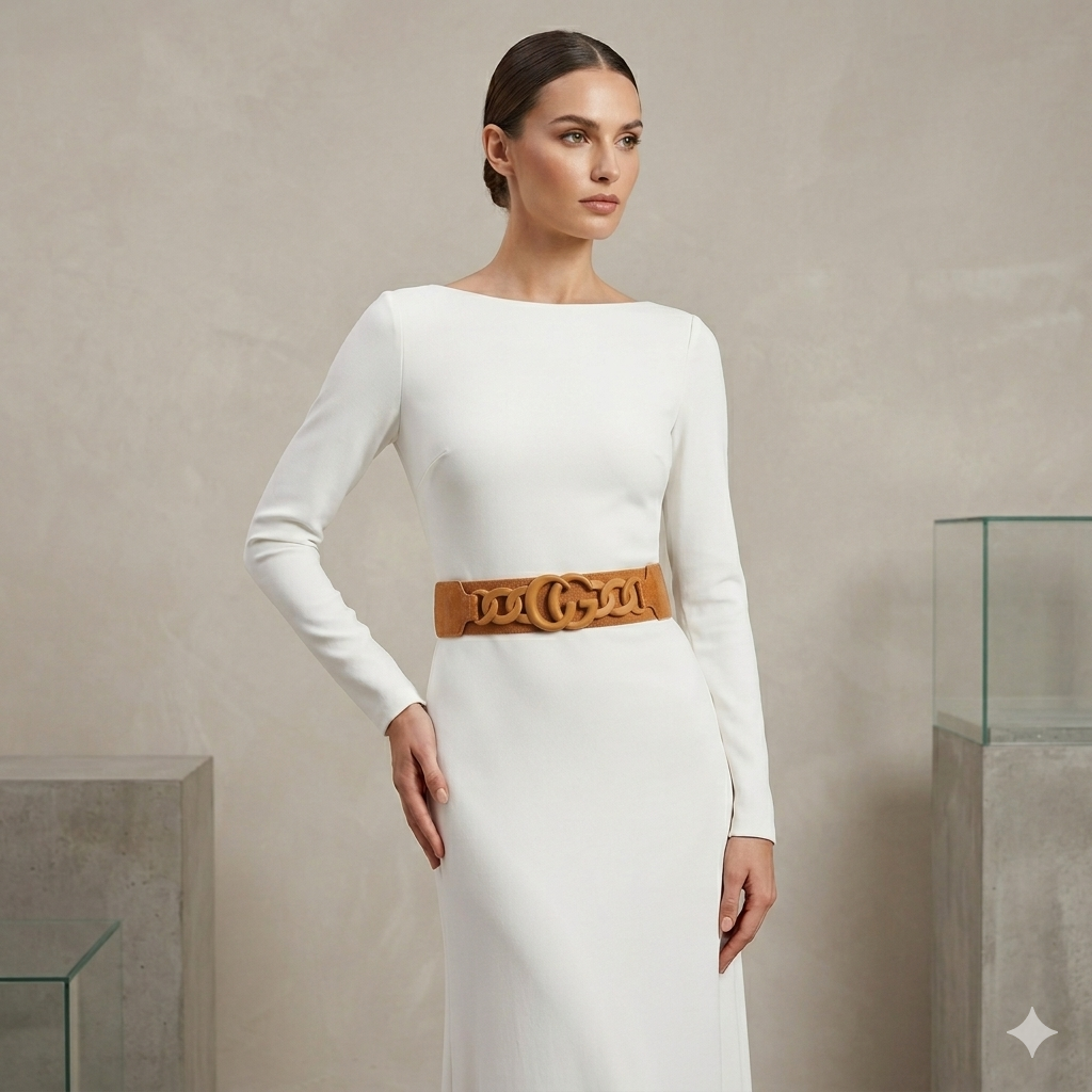 Luxe Chain Stretch Waist Belt