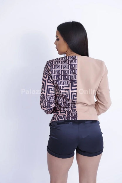 Running The meeting Blazer (Nude)