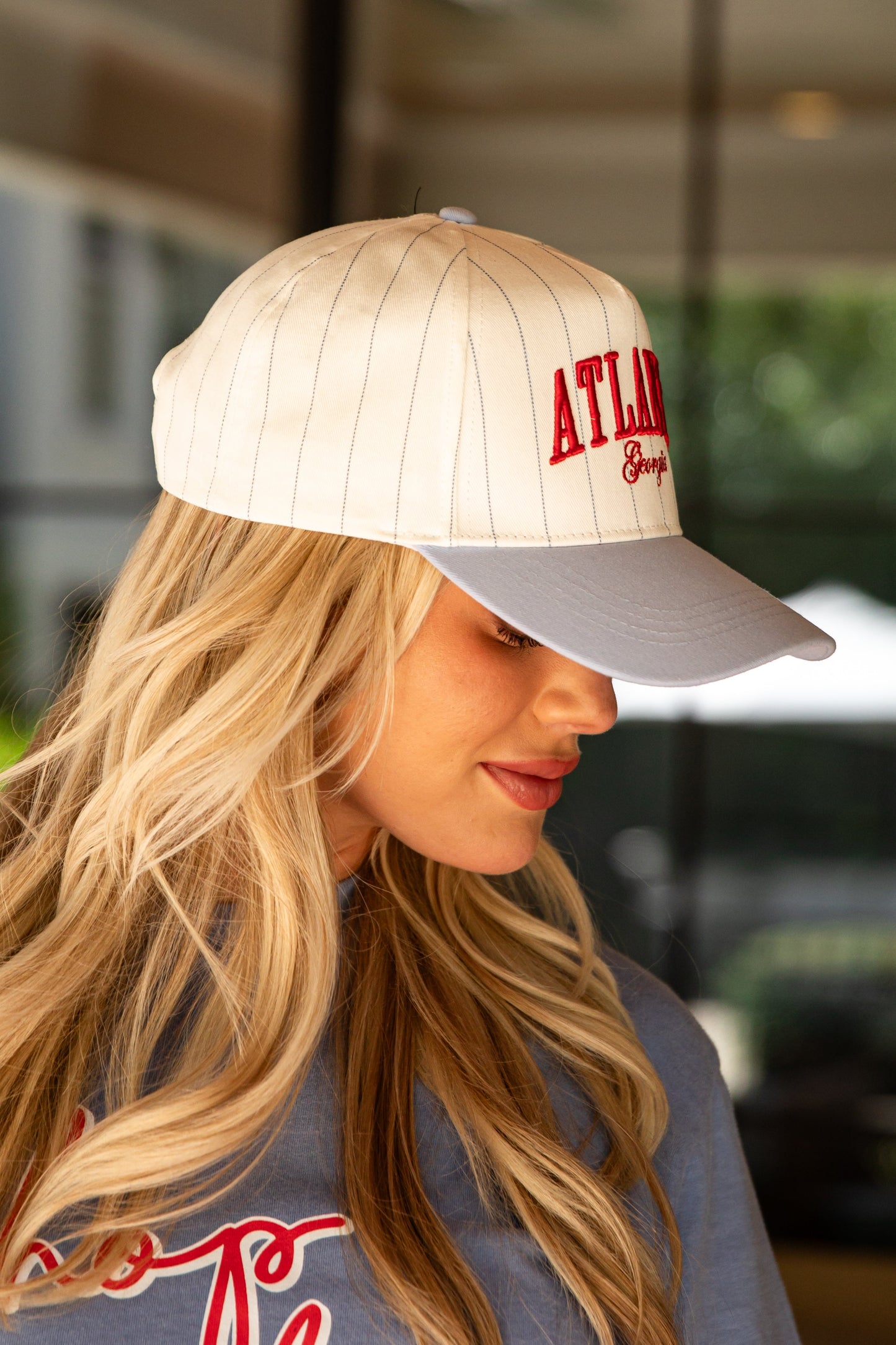 Classic Atlanta Georgia Pinstripe Hat