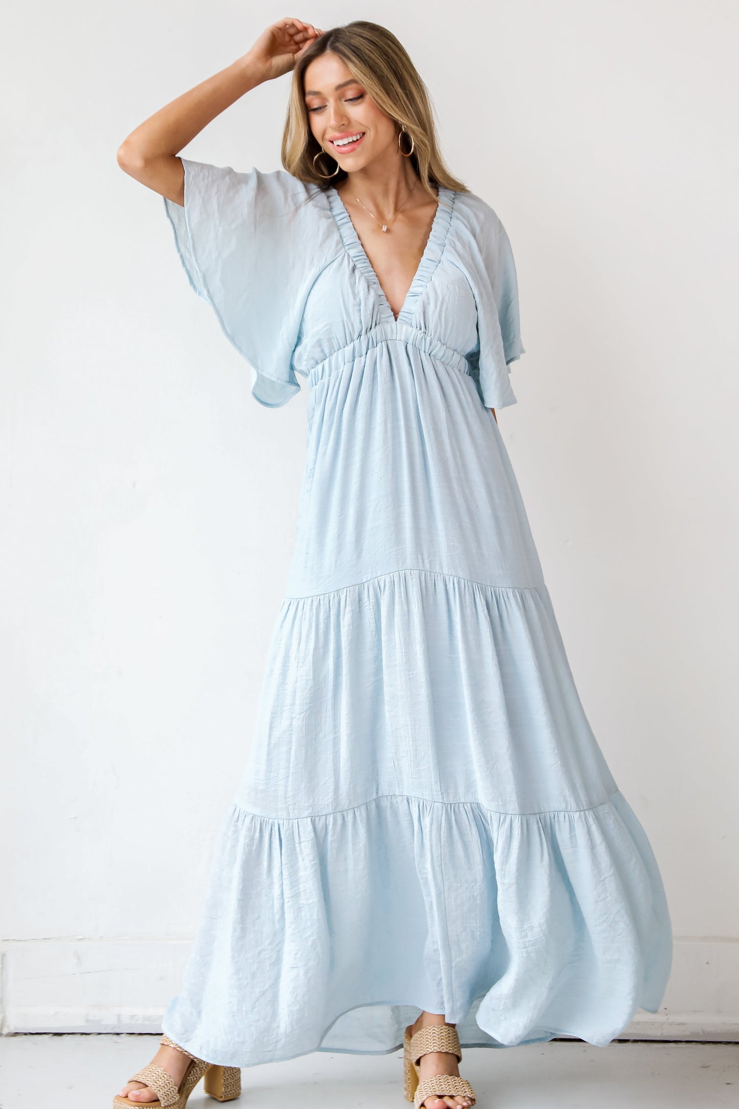 Daydreaming In The Clouds Maxi Dress