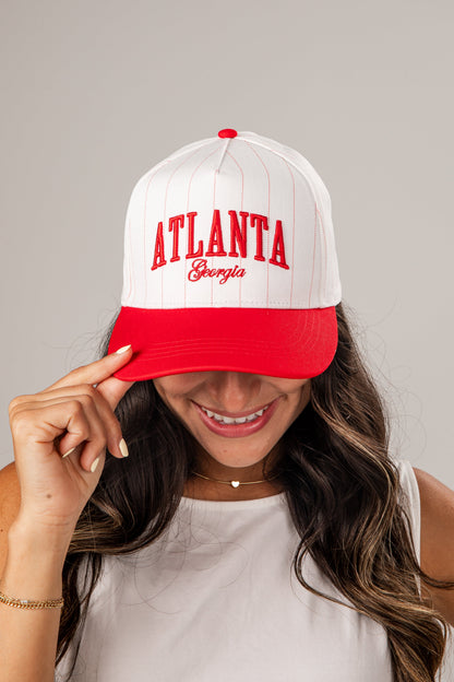 Classic Atlanta Georgia Pinstripe Hat