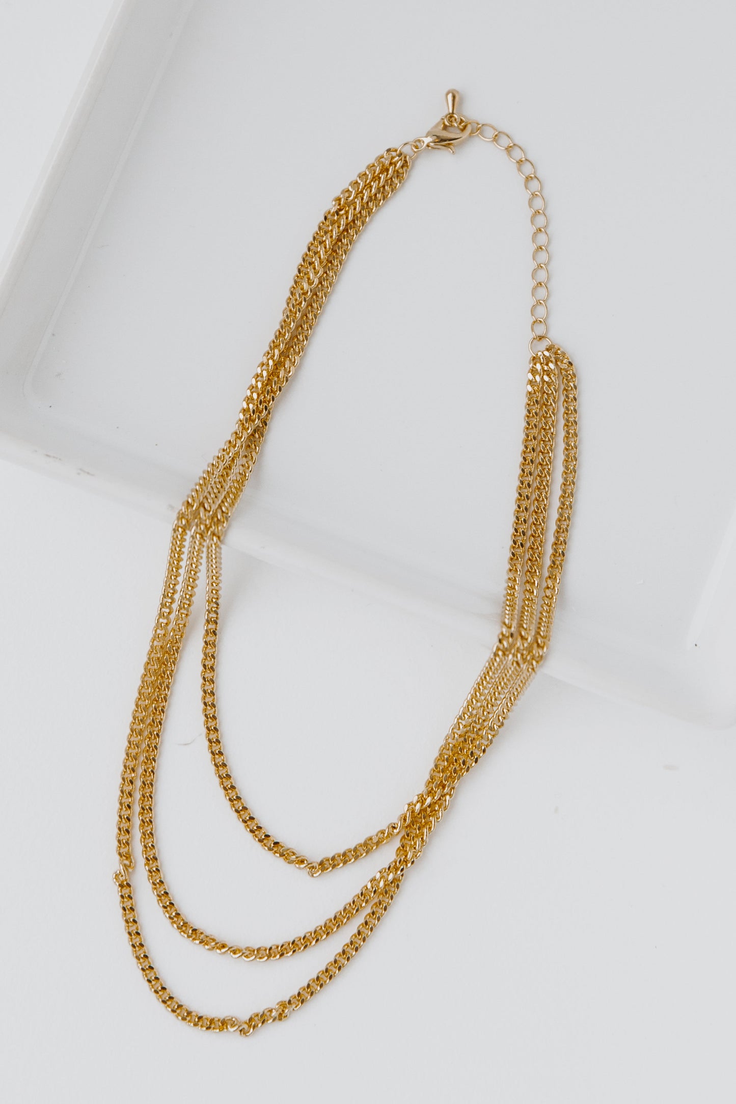 Blake Gold Layered Chain Necklace