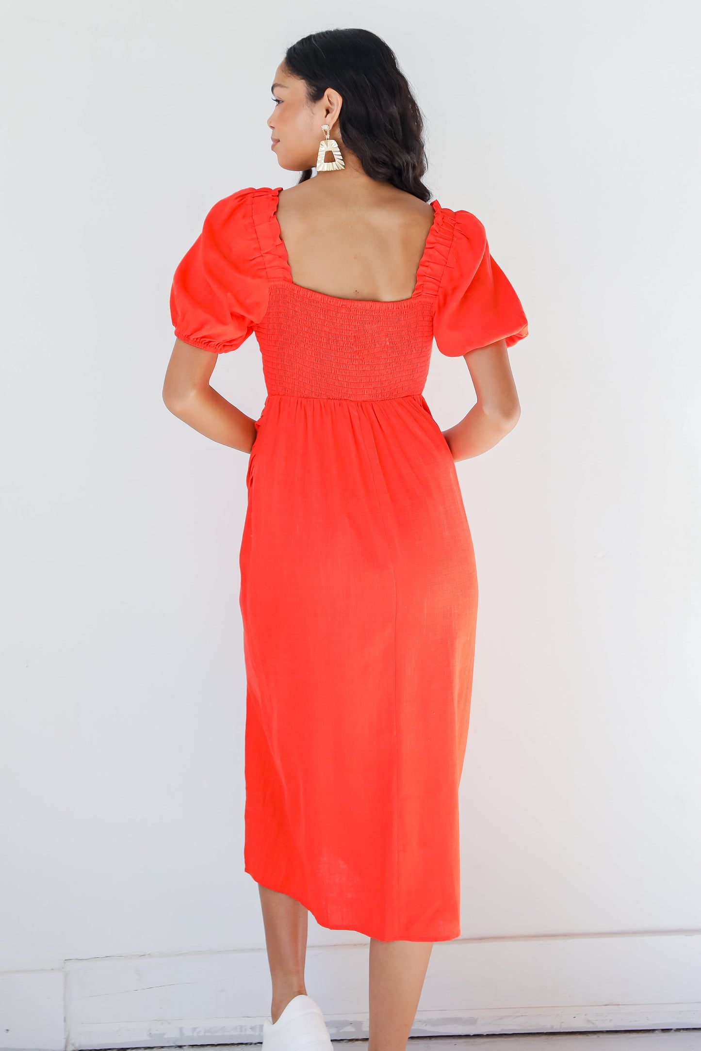 Caught Feelings For You Midi Dress