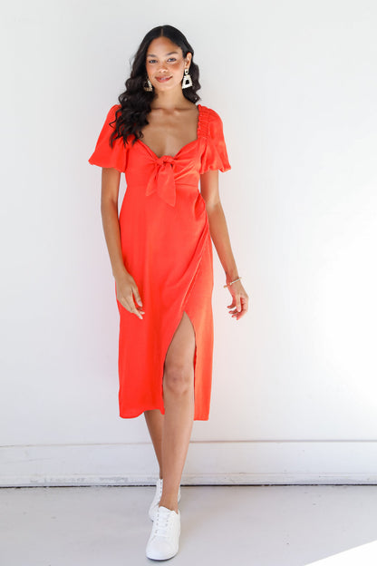 Caught Feelings For You Midi Dress