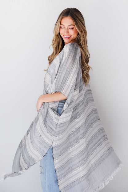 Bahama Beauty Striped Kimono