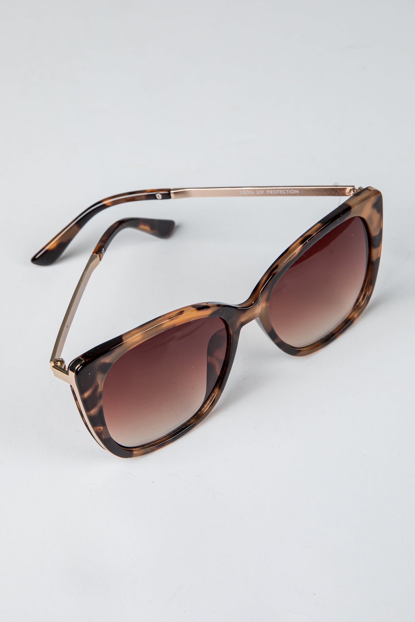 Bonsai Tortoise Oversized Square Sunglasses
