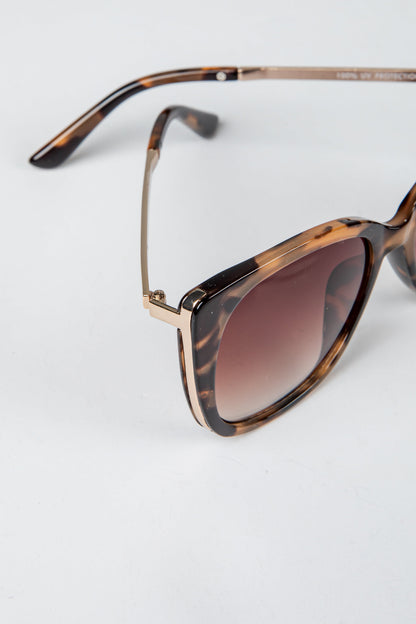 Bonsai Tortoise Oversized Square Sunglasses