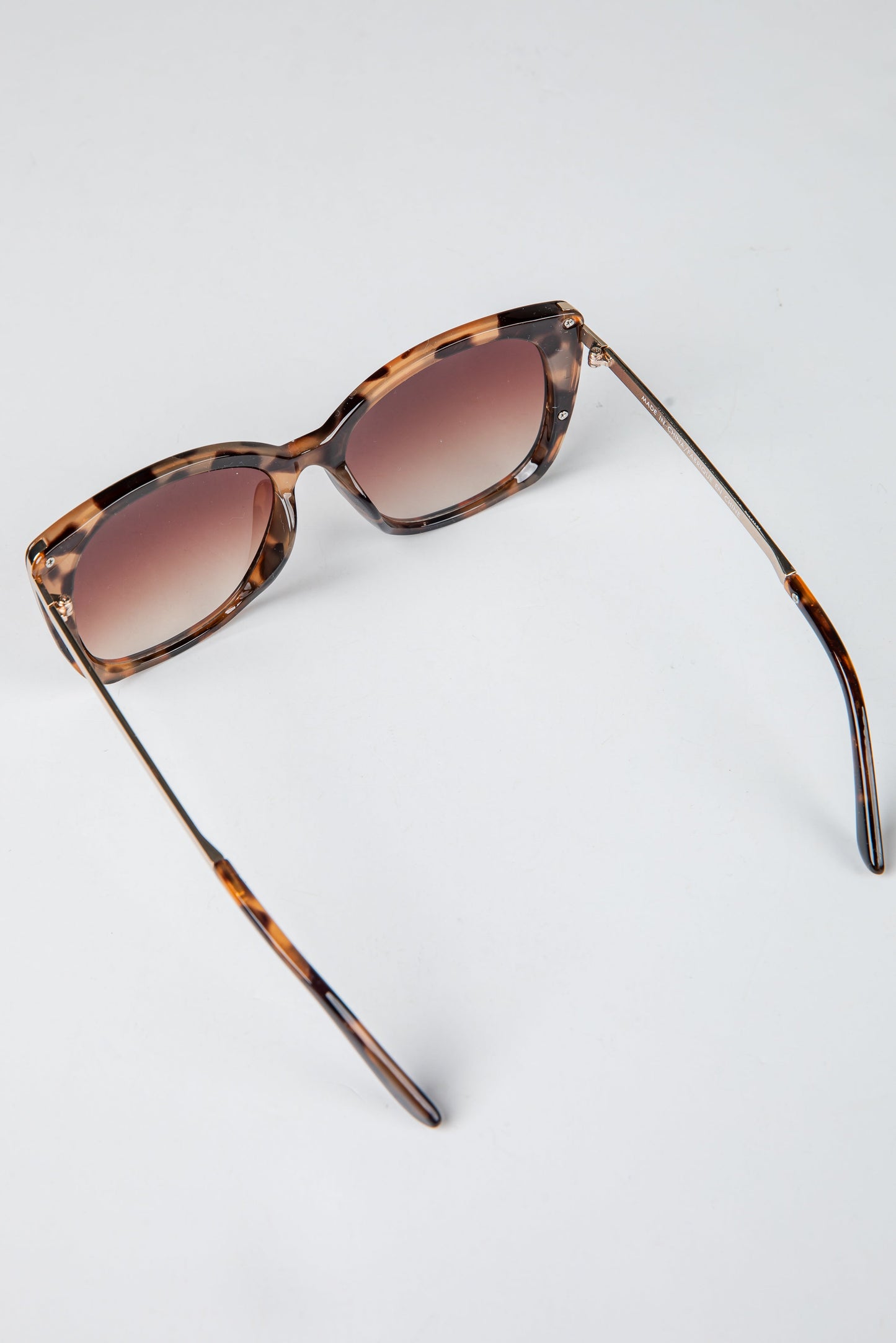Bonsai Tortoise Oversized Square Sunglasses