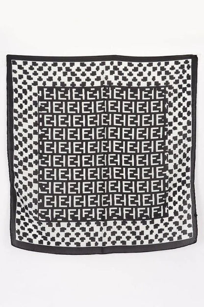 Signature Multi-Print Bandana - Black