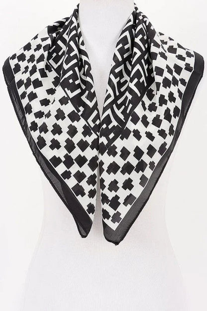 Signature Multi-Print Bandana - Black