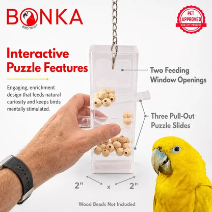 Slide and Snack Staion - Small to Large Puzzle Feeder - Large