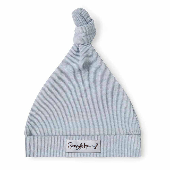 Snuggle Hunny Organic Ribbed Knotted Beanie - Zen