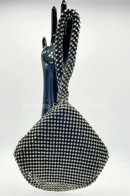 Soft Crystal Mesh Mini  Hobo Style (Black)