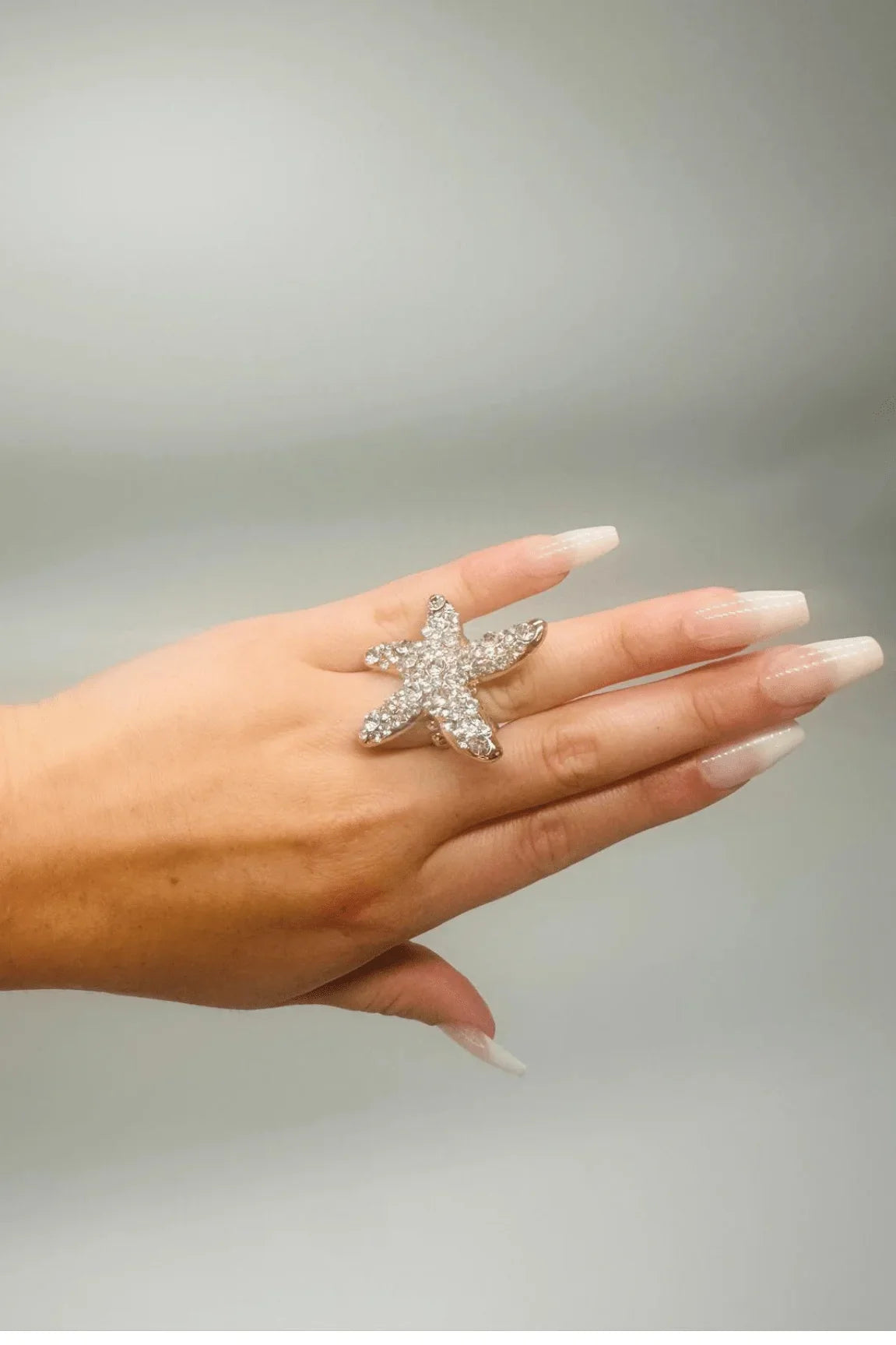 Starburst Crystal Ring (Gold)