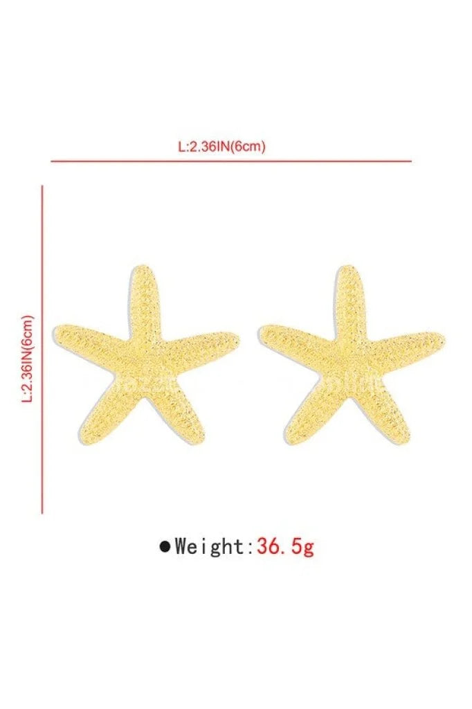 My Starfish Stud Earrings (Silver)