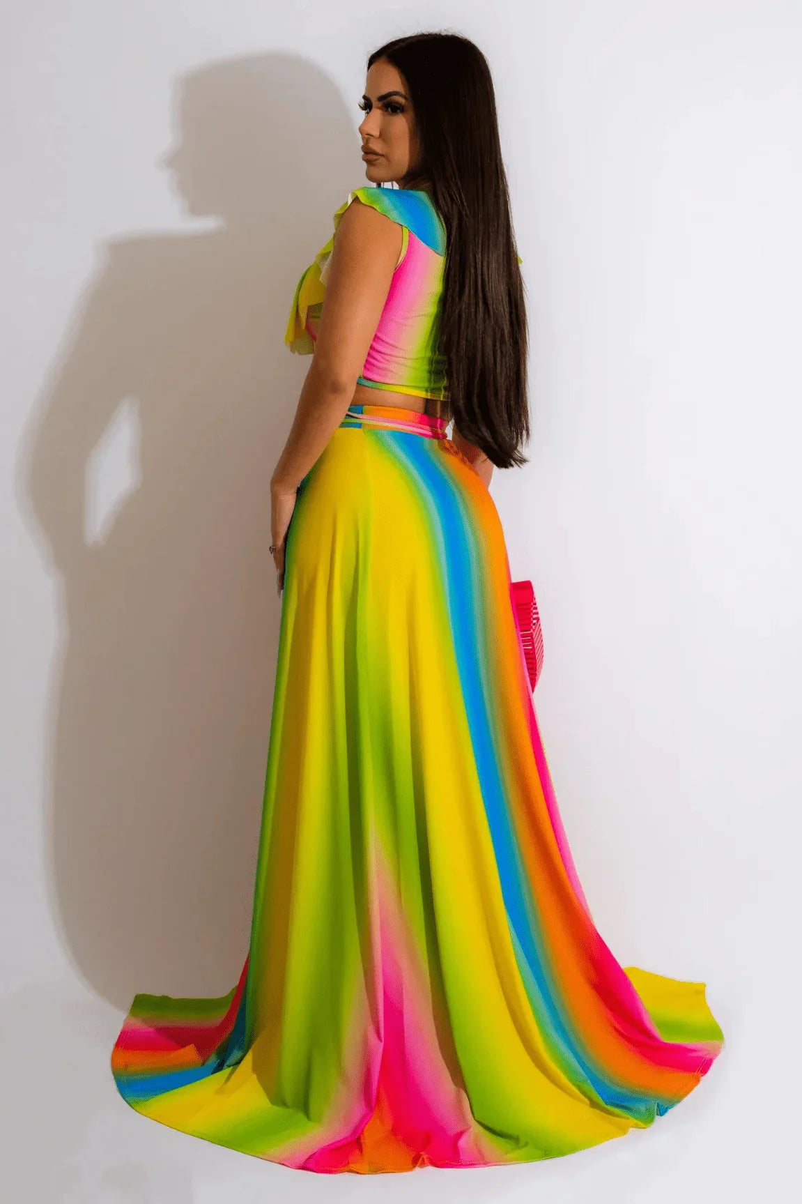 Summer Skirt Set - Rainbow Multi