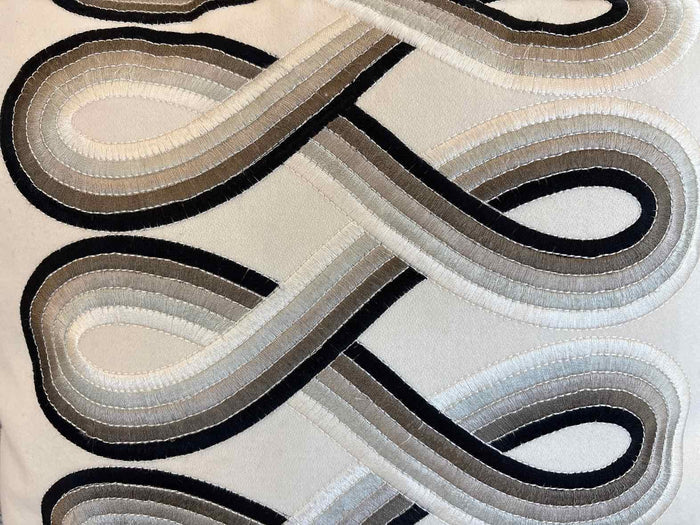 Swirl Pattern Accent Pillow