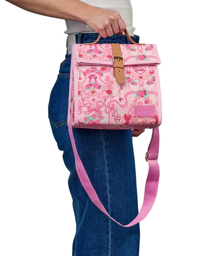 The Somewhere Co Satchel - Barbie Rococo