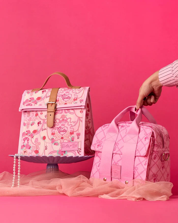 The Somewhere Co Satchel - Barbie Rococo
