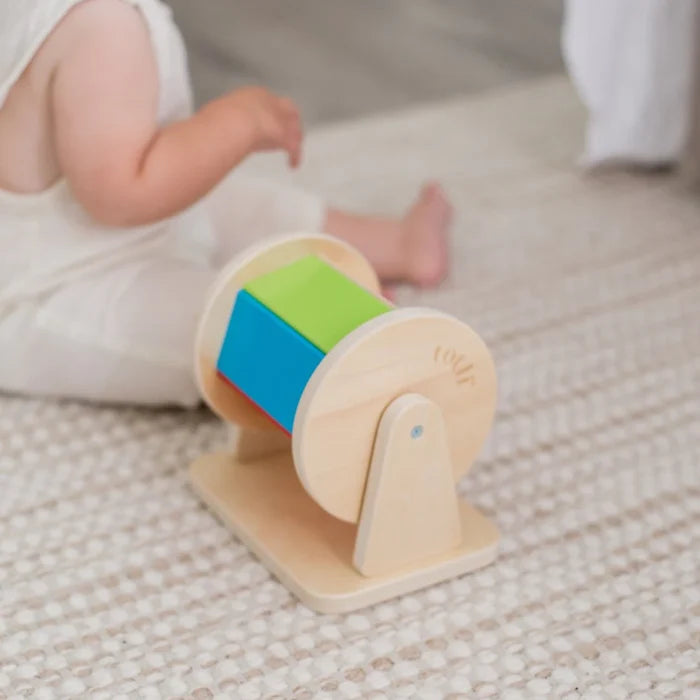 Totli Wooden Spinning Drum Toy (DAMAGED PACKAGING)