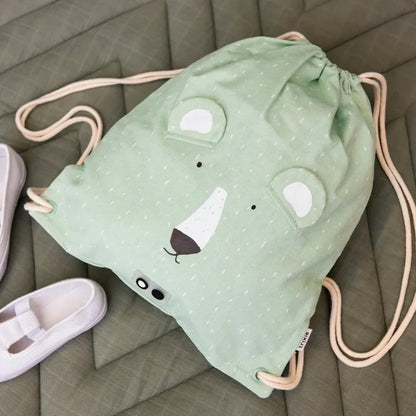 Trixie Drawstring Library/Swim Bag
 - Mr. Polar Bear