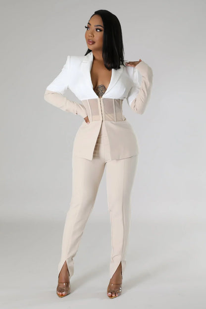 Two Piece Pant Set – First Class Pant Set