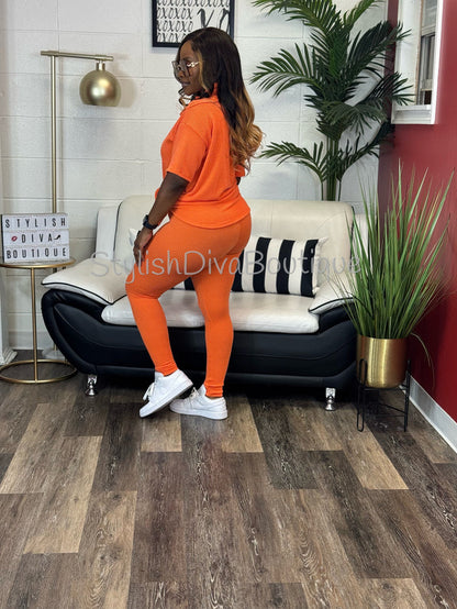 Unapologetic Vibe Set up to 3XL (Orange)