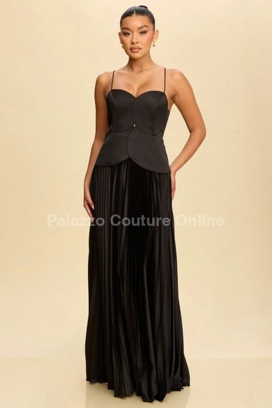Unforgettable Moments Maxi Dress (Black)