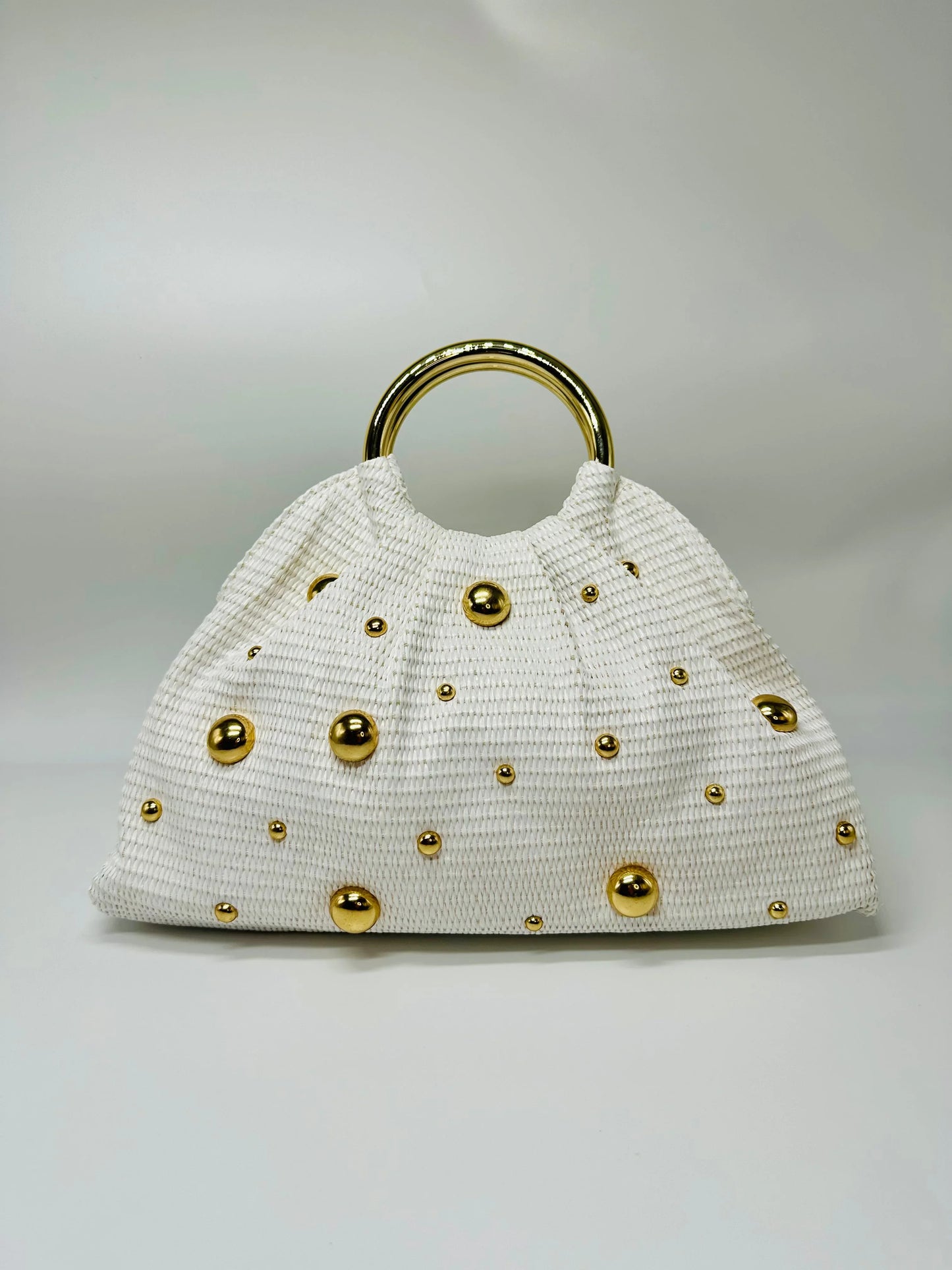 Vacation Mode Soft Woven Tote Bag White