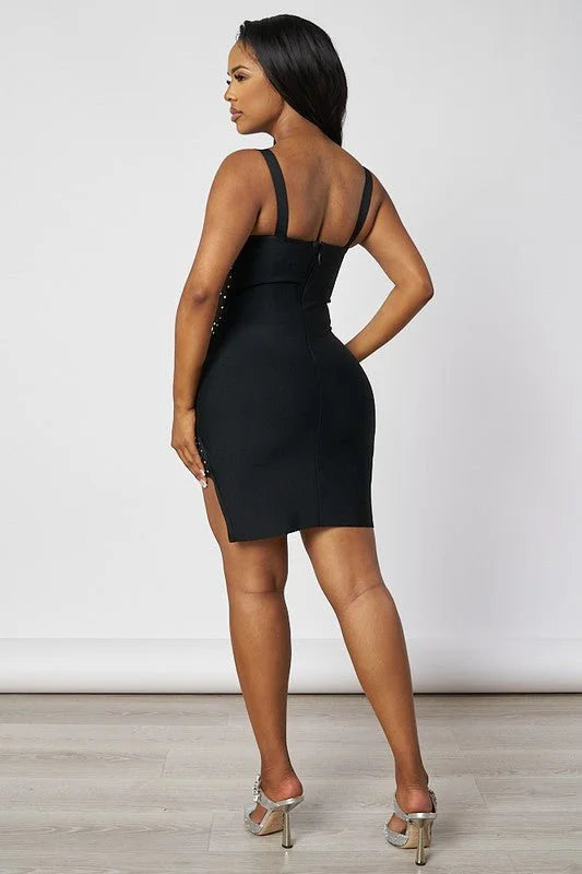 We Belong Together Mini Dress (Black)
