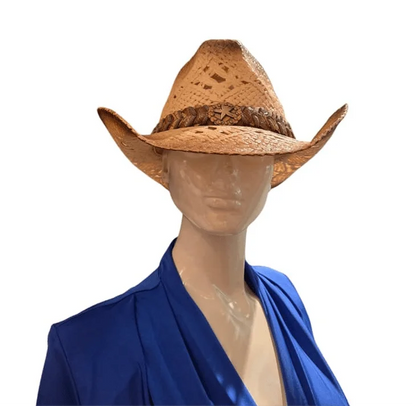 Sundance Straw Cowboy Hat with Braided Band